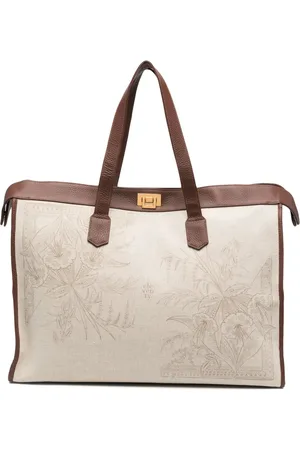 ELEVENTY Shopper aus Jacquard-Canvas
