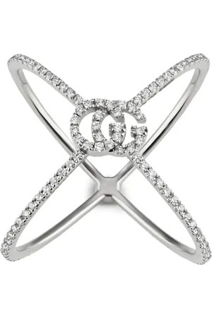Gucci 18kt Running Weißgoldring