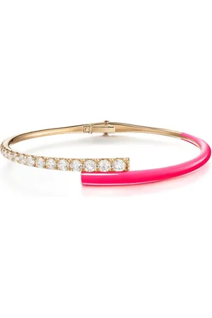 Melissa Kaye 18kt Gelbgoldarmspange mit Diamanten