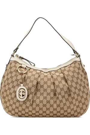 Gucci 2000-2015 mittelgroße Sukey Schultertasche aus GG Canvas