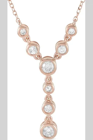 LB Exclusive 14kt Rotgoldhalskette mit Diamant