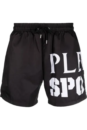 Philipp Plein Badeshorts mit Logo-Print