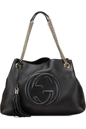Gucci 2000-2015 mittelgroße Soho Chain Tote Bag aus Leder