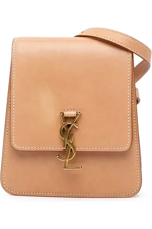 Saint Laurent 2021 North South Kaia Umhängetasche aus glattem Kalbsleder