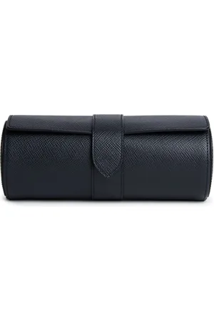 SMYTHSON Panama 3er-Uhrenrolle aus Leder
