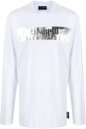 Philipp Plein Langarmshirt mit Logo-Prägung