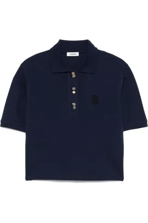 Sandro Poloshirt mit Logo-Stickerei