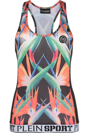 Philipp Plein Top mit Blumenmuster