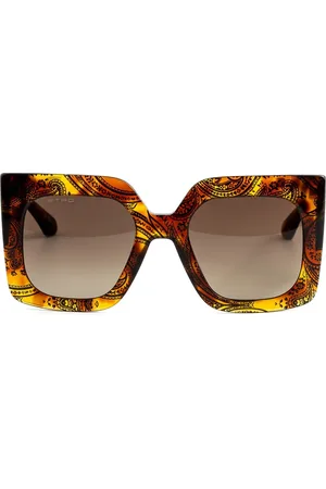 Etro Sonnenbrille mit eckigem Gestell
