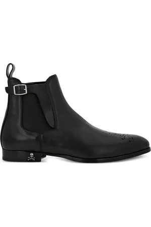 Philipp Plein Stiefel mit Totenkopf-Applikation