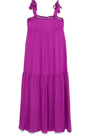 Emporio Armani Maxikleid mit Logo-Band