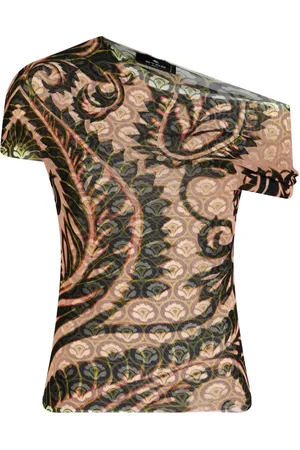 Etro Tüll-Oberteil mit abstraktem Print