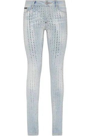 Philipp Plein Kristallverzierte Jeans