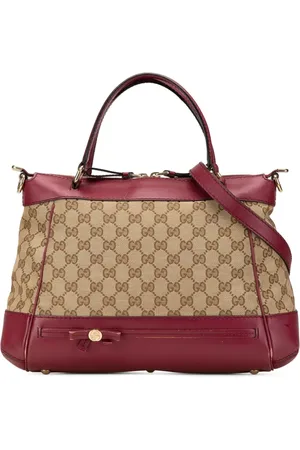 Gucci 2000-2015 Mayfair Satchel-Tasche aus GG Canvas