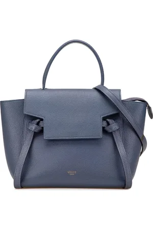 Céline 2000-2024 nano Satchel-Tasche aus gekörntem Kalbsleder
