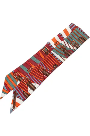 Hermès 20th Century Sangles Twilly Seidenschal