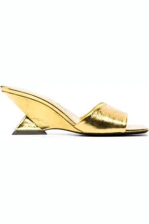The Attico Metallische Romy Mules 70mm