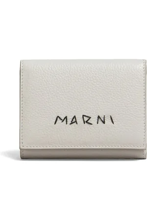 Marni Portemonnaie mit Logo-Stickerei