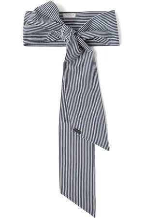 Brunello Cucinelli Popeline-Schal mit Monili-Kette