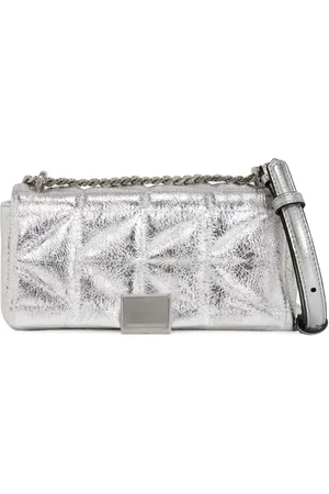Karl Lagerfeld Gesteppte K/kuilt Umhängetasche im Metallic-Look