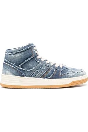 Hogan High-Top-Sneakers im Used-Look
