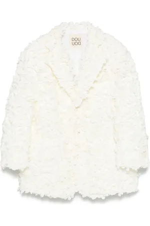 DOUUOD KIDS Blazer mit Blumenapplikation