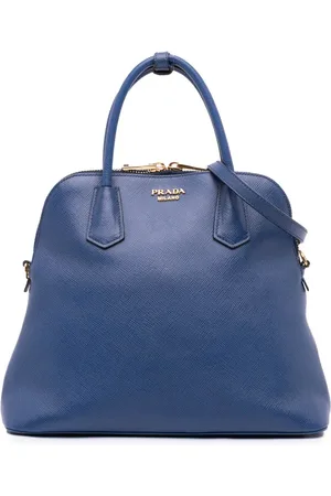 Prada 2000-2024 große Saffiano Cuir Dome Satchel-Tasche