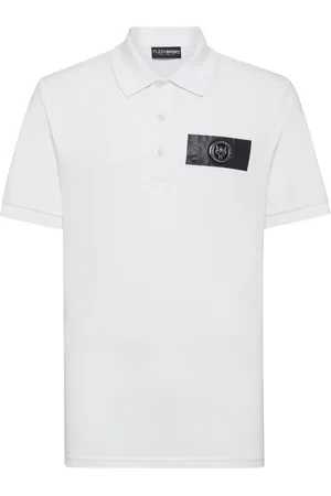 Philipp Plein Poloshirt mit Logo-Schild