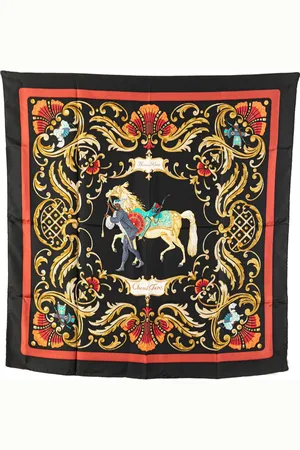 Hermès 20th Century Cheval Turc 90 Seidenschal