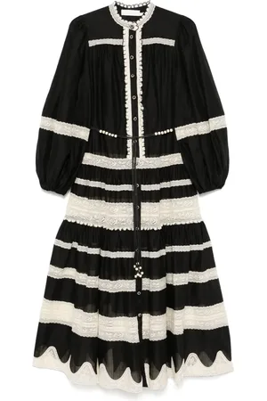 ZIMMERMANN Kleid mit Puffärmeln