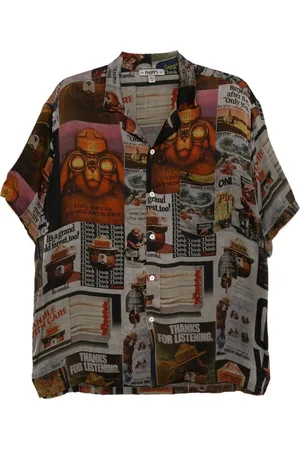 Stain Shade Hemd mit grafischem Print