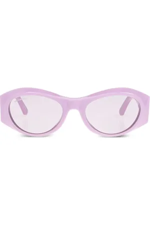Balenciaga Sonnenbrille mit ovalem Gestell