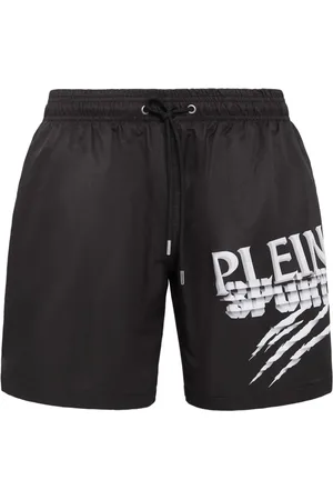 Philipp Plein Badeshorts mit Logo-Print
