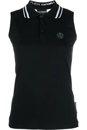 Philipp Plein Top mit Poloshirtkragen