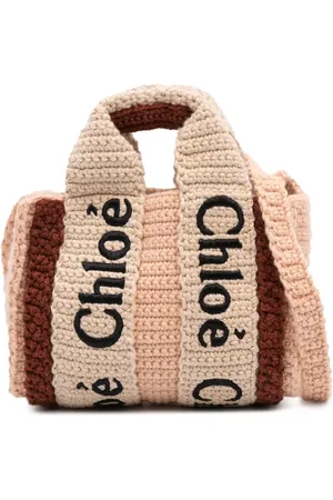 Chloé 2002-2024 mini Crochet Woody Satchel-Tasche