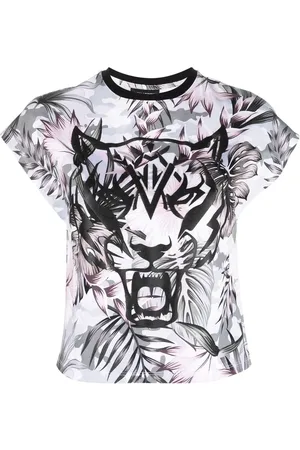 Philipp Plein T-Shirt mit Tiger-Print