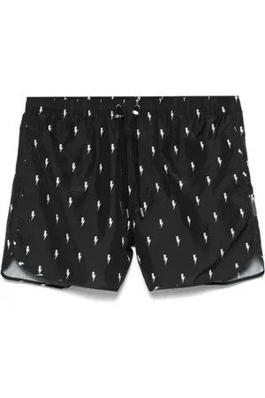 Neil Barrett Micro Bolts Badeshorts