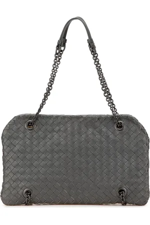 Bottega Veneta 2012-2025 Intrecciato Duo Schultertasche aus Nappaleder