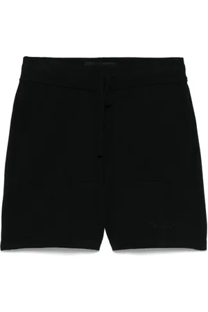 THE EDITOR Shorts mit Logo-Stickerei