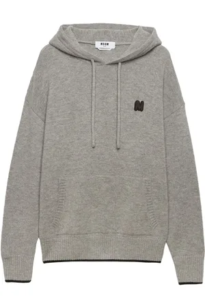 Msgm Hoodie mit Logo-Stickerei