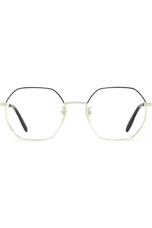 Alexander McQueen Brille mit geometrischem Gestell