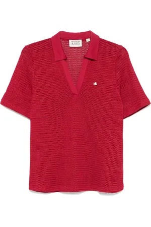 Scotch&Soda T-Shirt mit Lochstrickmuster