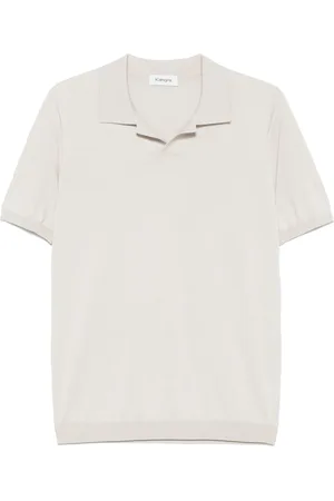 KANGRA CASHMERE Fein geripptes T-Shirt