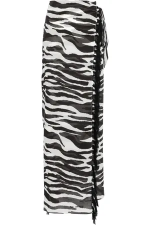 The Attico Pareo mit Animal-Print