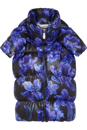 Philipp Plein Gefütterte Weste mit Blumen-Print
