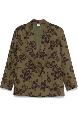 Aspesi Blazer mit Blumen-Print