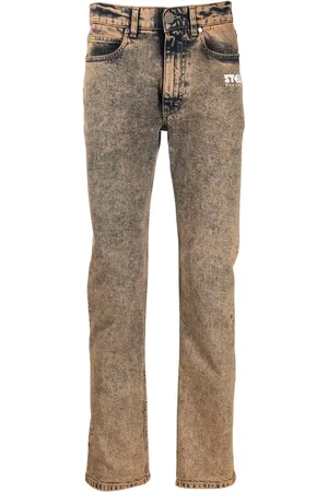 Stella McCartney Gerade Jeans mit Logo-Print