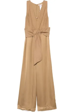 Twin-Set Midikleid mit Logo-Schild