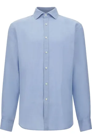 Boggi Milano Regular Fit Linen Shirt