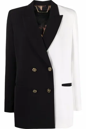 Philipp Plein Doppelreihiger Satinblazer